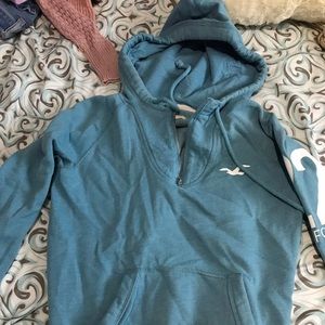 Blue Hollister Hoodie